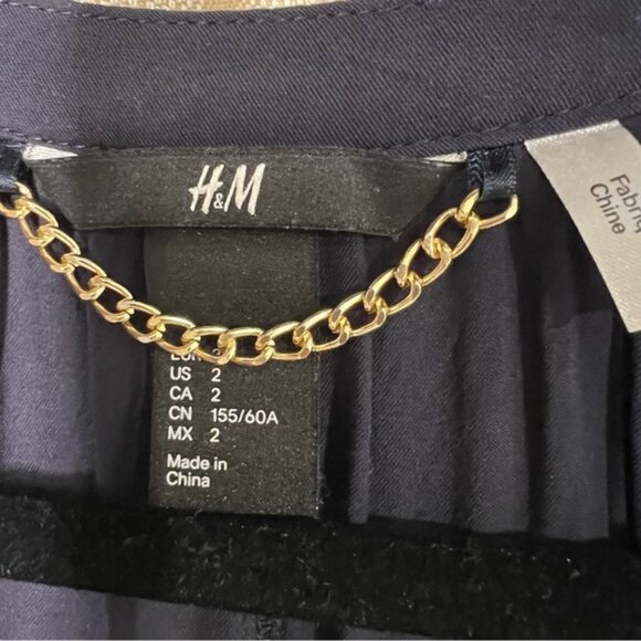 H&M XS Navy Jumpsuit - Picture 2 of 4